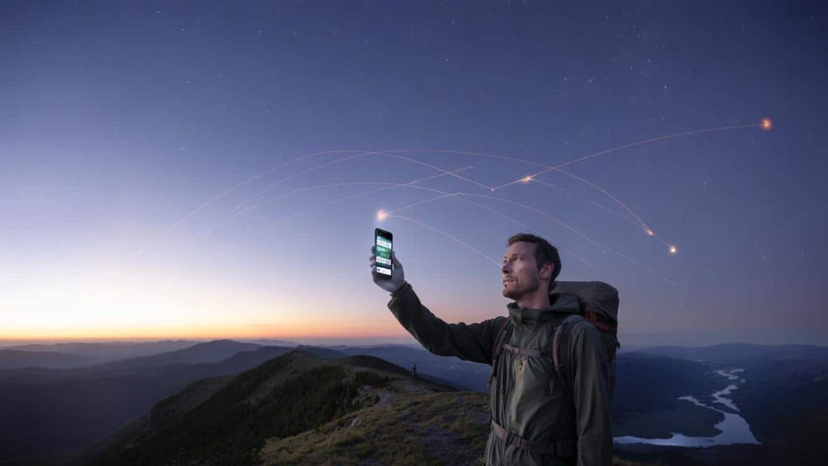Conexión Starlink en campo
